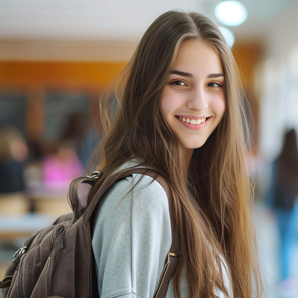caritas-schule-mariannhill-maedchen-ag-maedchen-mit-schulrucksack-laechelt